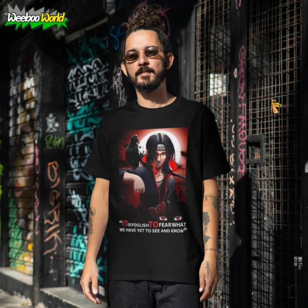 Itachi quote black Mockup 3