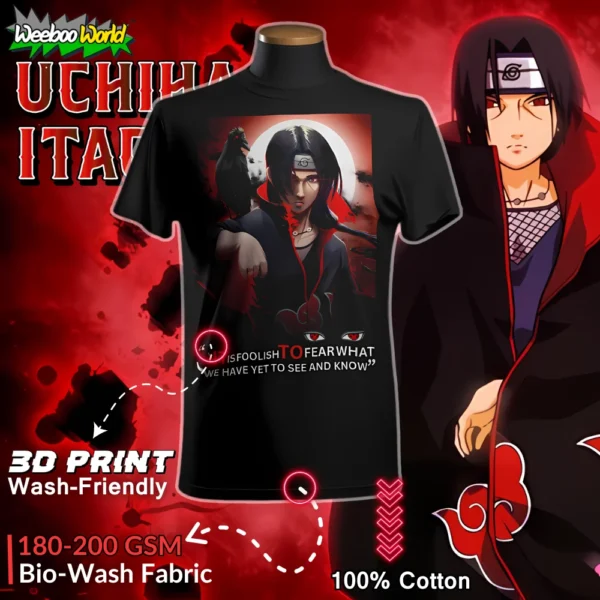 Itachi quote black Mockup 4