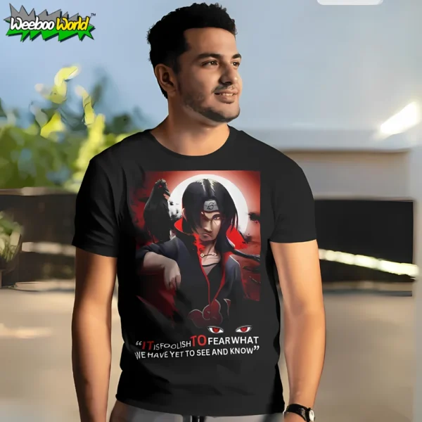 Itachi quote black Mockup 6