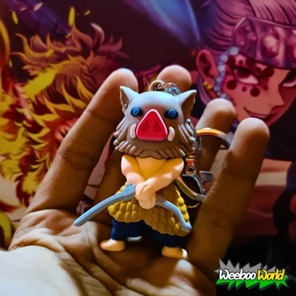 Demon slayer inosuke keychain 3 Demon slayer inosuke keychain 3