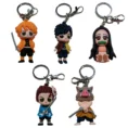 Demon slayer keychains all in one set