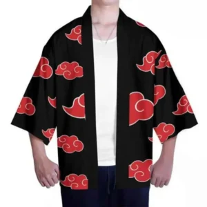 Akatsuki clouds japanese style cloak