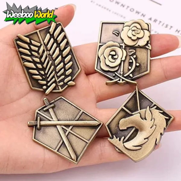 Attack on Tittan BroochBadge 2 Attack on Tittan BroochBadge 2