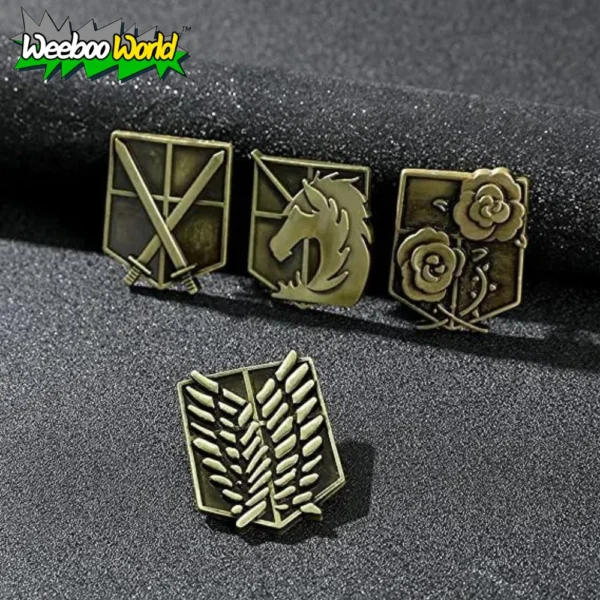 Attack on Tittan BroochBadge 3 Attack on Tittan BroochBadge 3