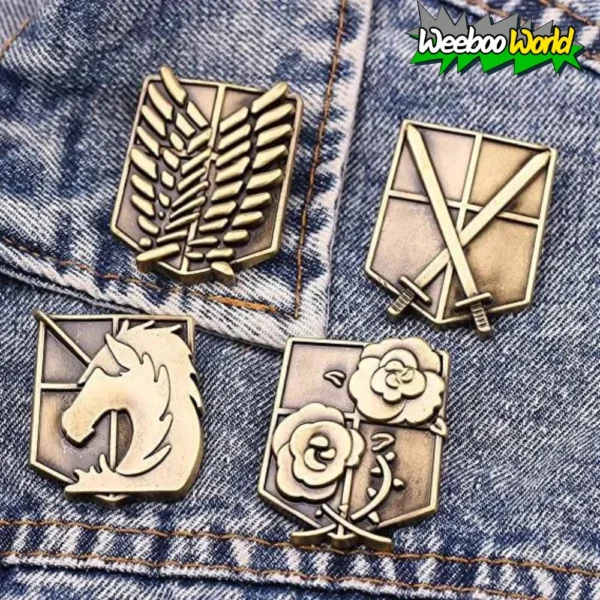 Attack on Tittan BroochBadge 5 Attack on Tittan BroochBadge 5