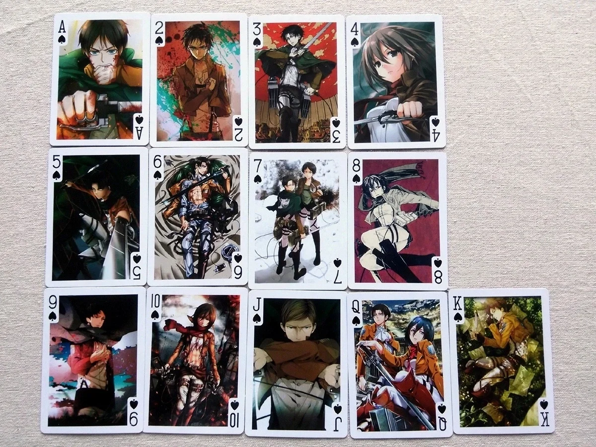 Attack on Tittan Playing Cards 5