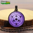 Naruto Round Pendant Rinnegan Necklace 7