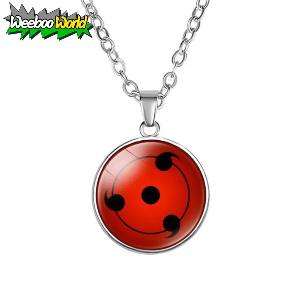 Naruto Round Pendant Sharingan Necklace 1