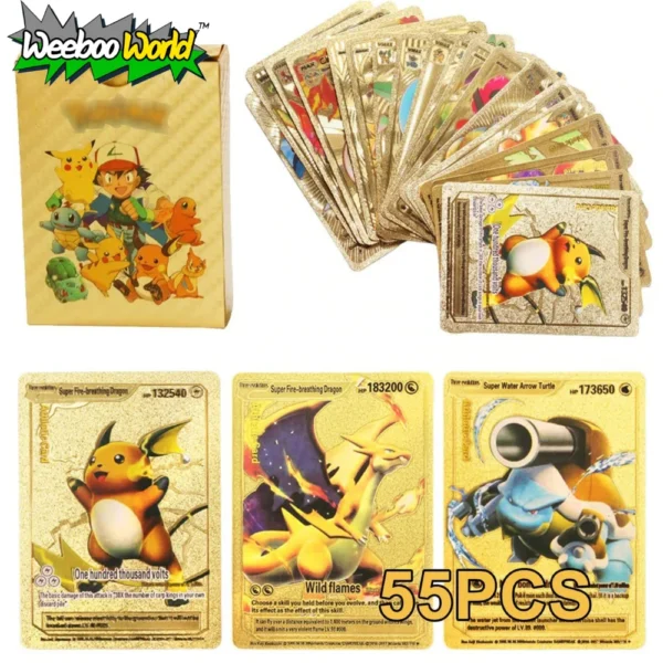 Pokemon Gold cards 2 Pokemon Gold cards 2