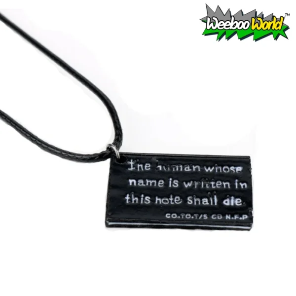 deathnote necklace 2