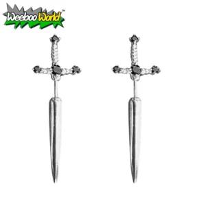 katana sword japanese earring 3