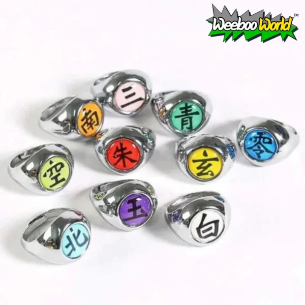 naruto akatsuki ring set 1 naruto akatsuki ring set 1