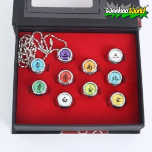 naruto akatsuki ring set 3