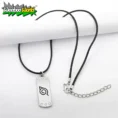 naruto leaf village headband necklace 4