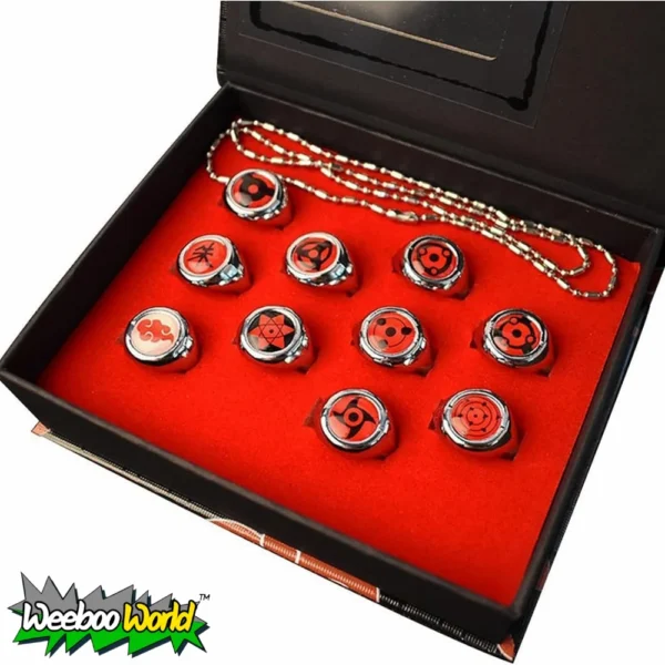naruto sharingan ring set 1 naruto sharingan ring set 1
