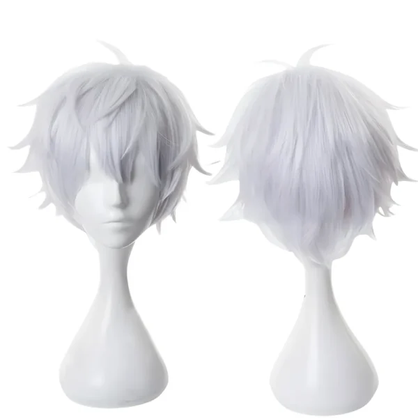 Gojo Satuoru Wig Side View Gojo Satuoru Wig Side View