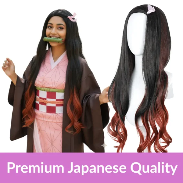 Nezuko Wig Premium Quality Nezuko Wig Premium Quality