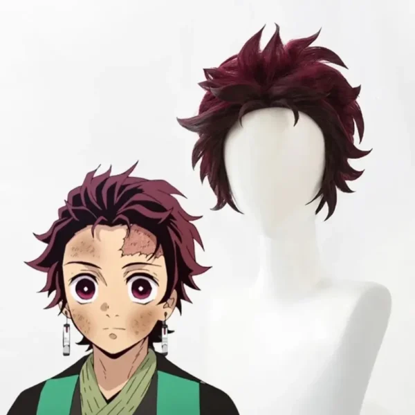 Tanjiro Wig Demon Slayer Tanjiro Wig Demon Slayer