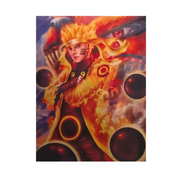 Naruto Baryon Mode 3D Poster