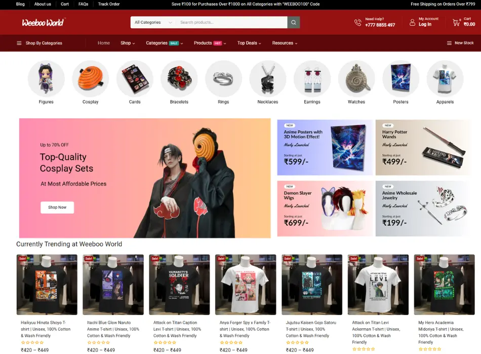 weeboo world store